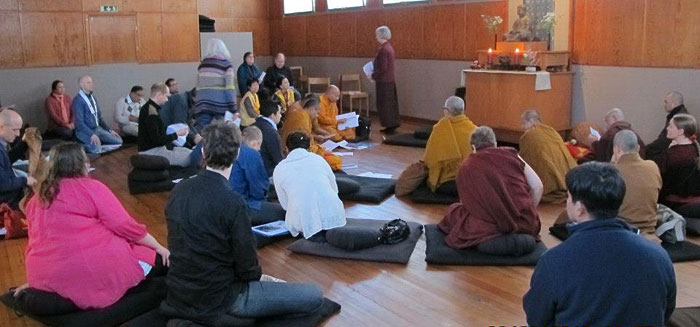 Sangha meeting